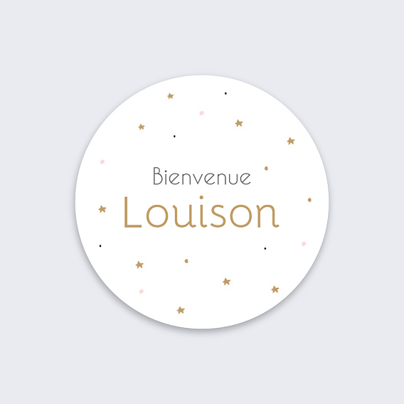 Sticker Naissance Petite Princesse