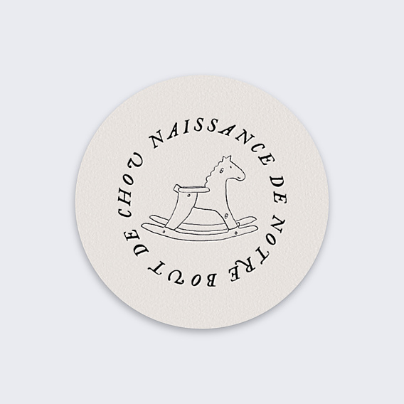 Sticker Naissance Télégramme