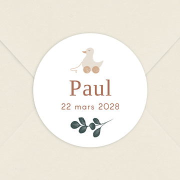 Sticker Naissance Jouet bb