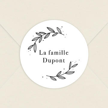 Sticker Naissance Tampon Dlicatesse