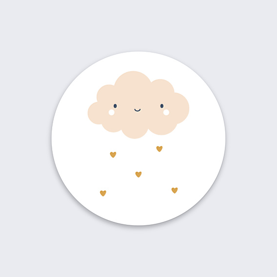 Sticker Naissance Petit Nuage