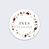Sticker Naissance Jardin Sauvage