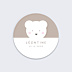 Sticker Naissance Petit Ourson