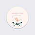 Sticker Naissance Augustine