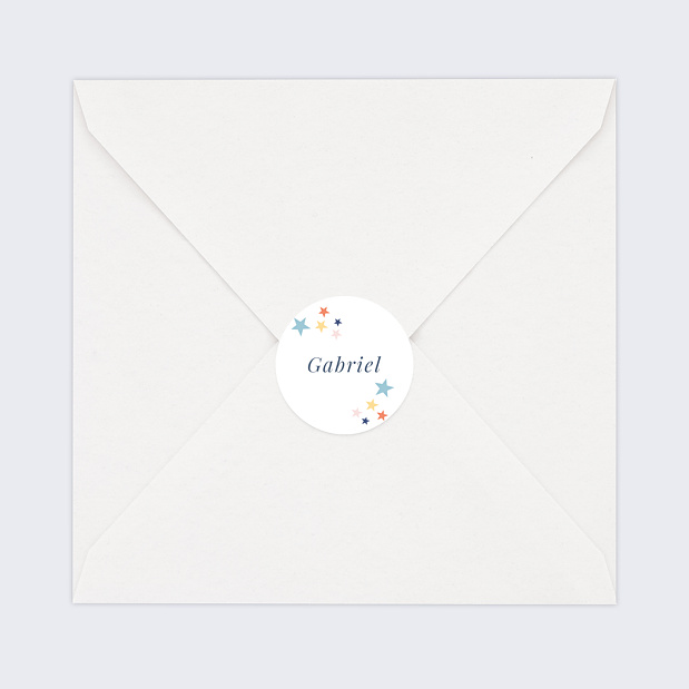 Sticker Naissance Petites Étoiles