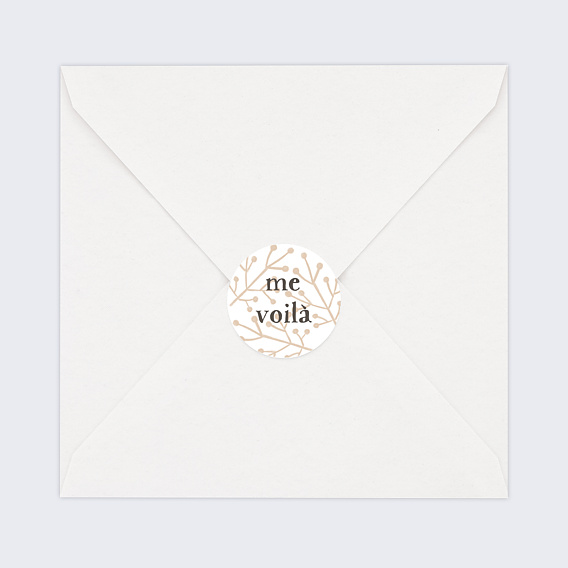 Sticker naissance Me Voilà Après 4