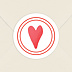 Sticker naissance Coeur