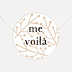 Sticker naissance Me Voilà