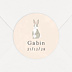 Sticker naissance Petit Lapin