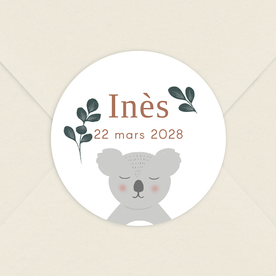 Sticker naissance Univers bébé 