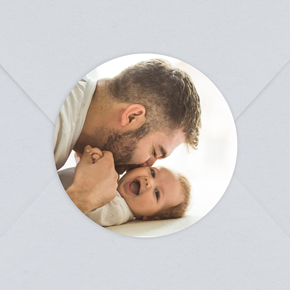 Sticker naissance Votre photo