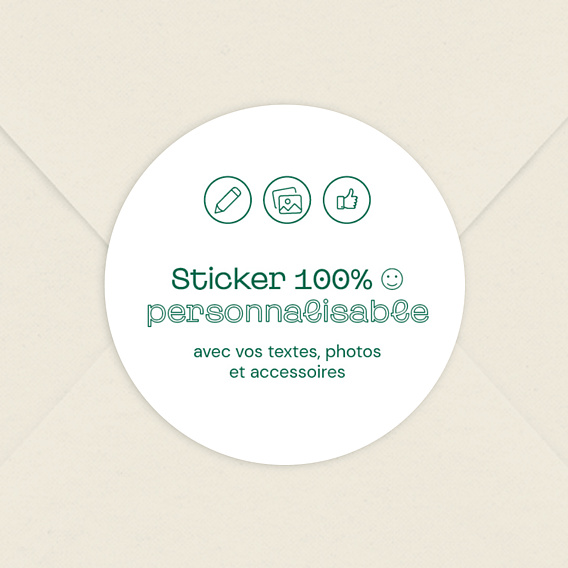 Stickers de Noël  100% Personnalisable