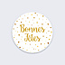 Stickers Noël  Sticker Golden Dots