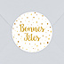 Stickers Noël Sticker Golden Dots