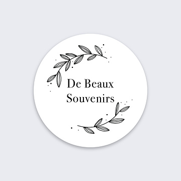 Sticker Personnalisable Tampon Dlicatesse