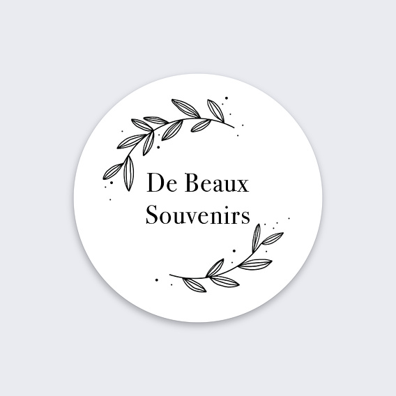 Stickers originaux Tampon Délicatesse