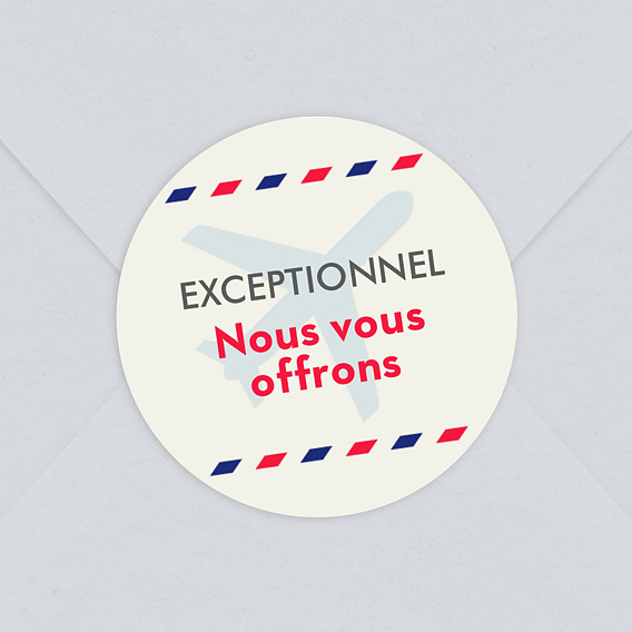 Sticker Professionnel Boarding Pass