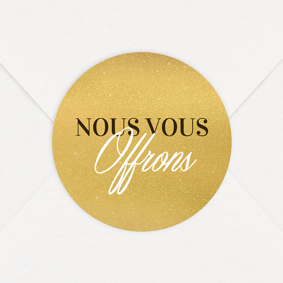 Sticker professionnel Carte Cadeau 