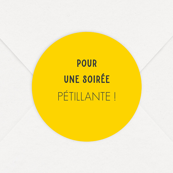 Sticker professionnel Champagne