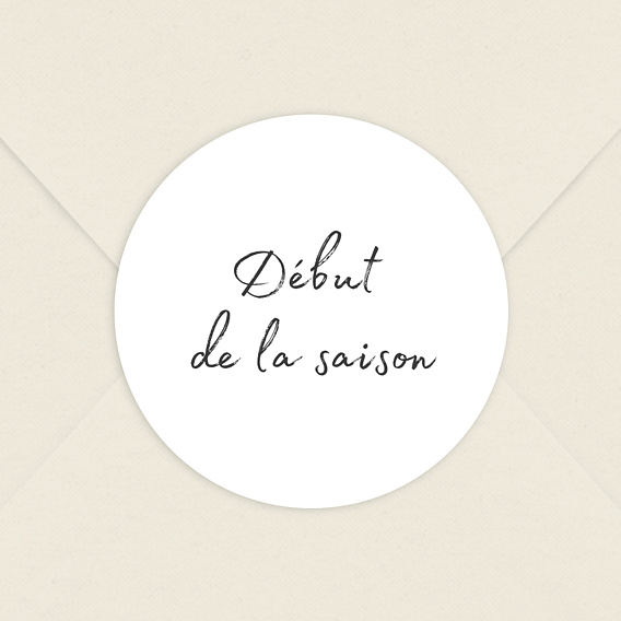 Sticker professionnel Charme Classique