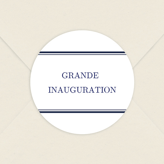 Sticker professionnel Invitation Inauguration