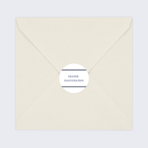 Sticker professionnel Invitation Inauguration Après 4