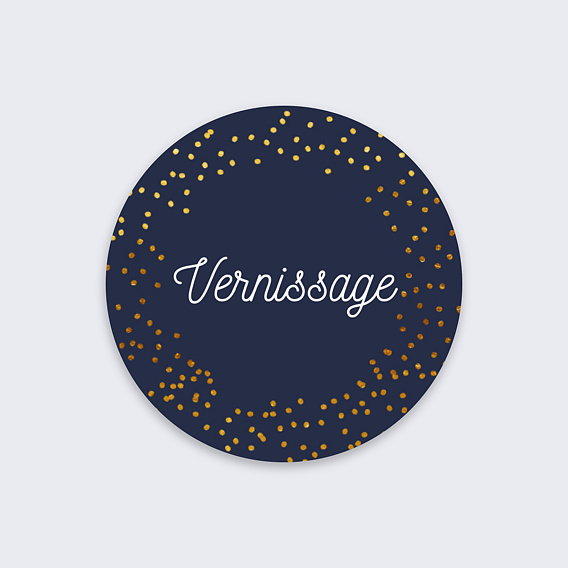 Sticker professionnel Bulles Recto