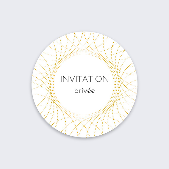 Sticker professionnel Rosace Chic Recto