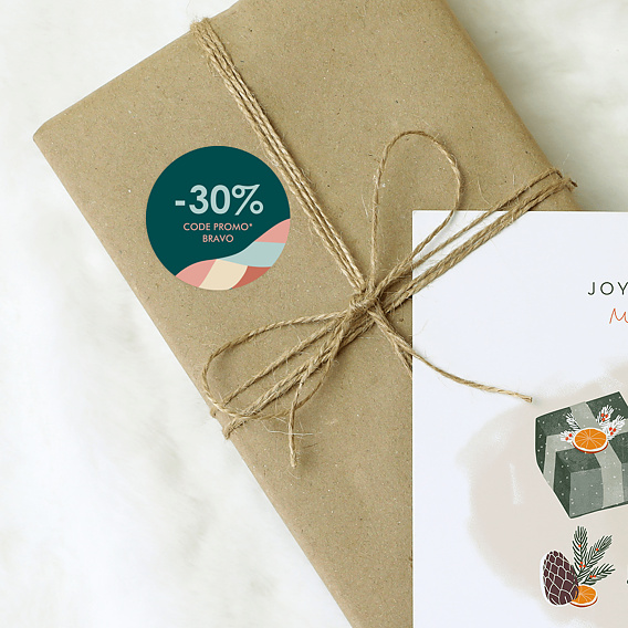 Sticker professionnel Code Promo Après 1