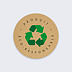 Sticker professionnel Ecoresponsable Recto