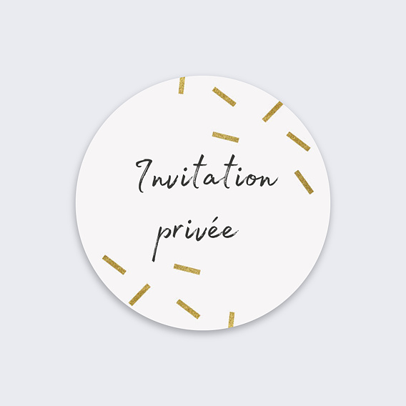 Sticker professionnel Chic Recto