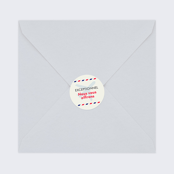 Sticker Professionnel Boarding Pass