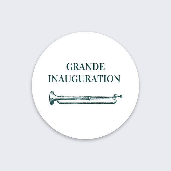 Sticker Professionnel Inauguration Badinage