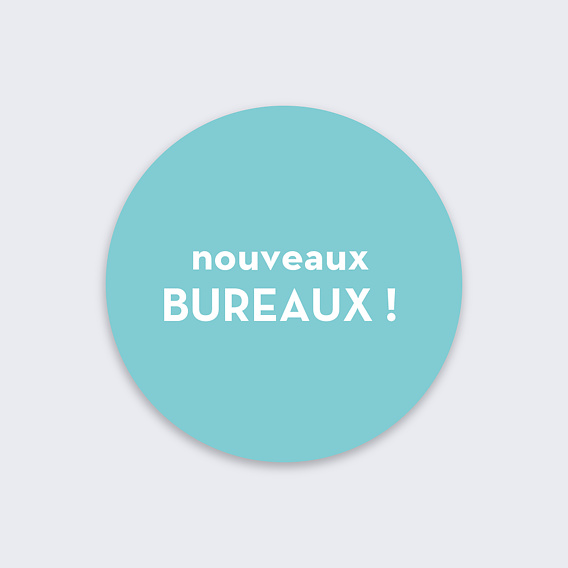 Sticker professionnel Double Filet Recto