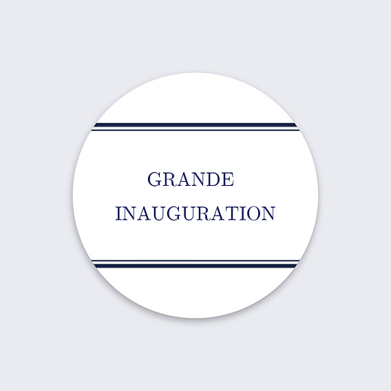 Sticker Professionnel Invitation Inauguration