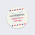 Sticker Professionnel Boarding Pass