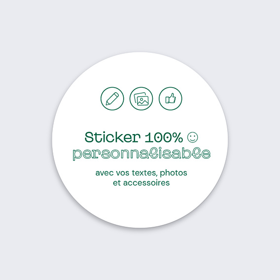 Sticker Professionnel 100% Personnalisable