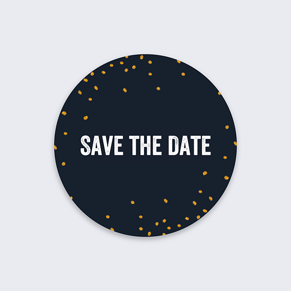 Sticker professionnel Inauguration Poussière d'Etoiles Recto