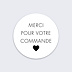 Sticker professionnel Commande Recto