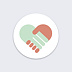 Sticker professionnel Main Coeur Recto
