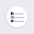 Sticker professionnel Réseaux Sociaux Recto