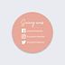 Sticker professionnel Suivez nous Recto