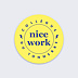 Sticker professionnel Super Collègue Recto