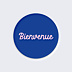 Sticker Professionnel Bienvenue Bicolore