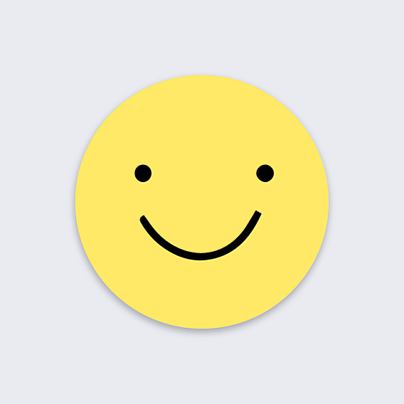 Sticker professionnel Smiley