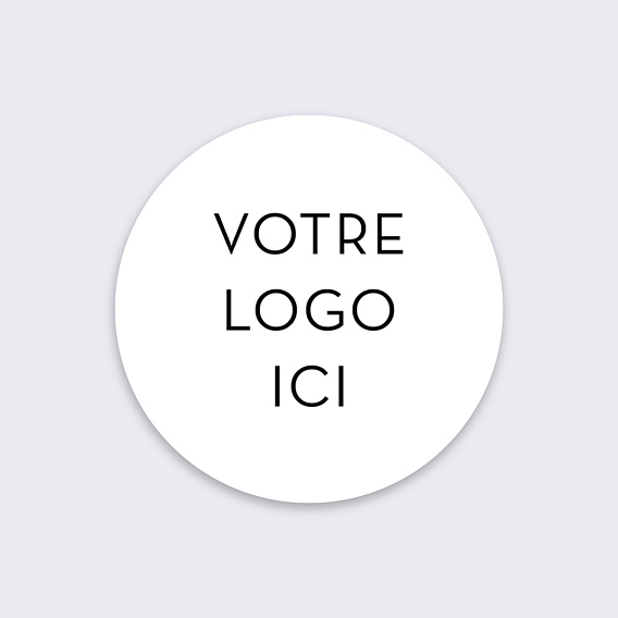 Sticker professionnel Logo 100% personnalisable Recto