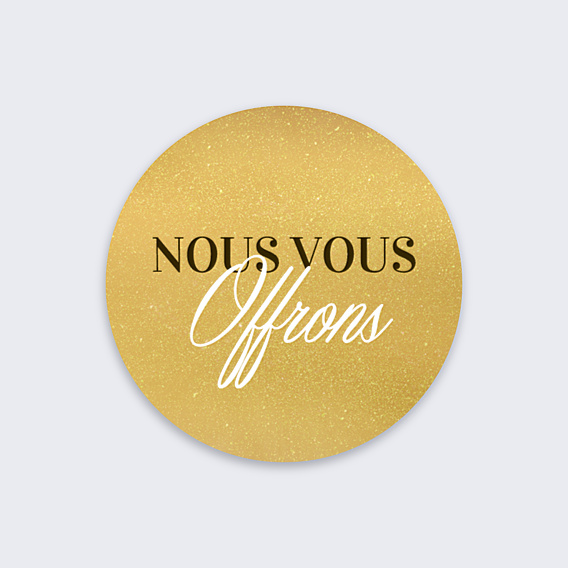 Sticker Professionnel Carte Cadeau