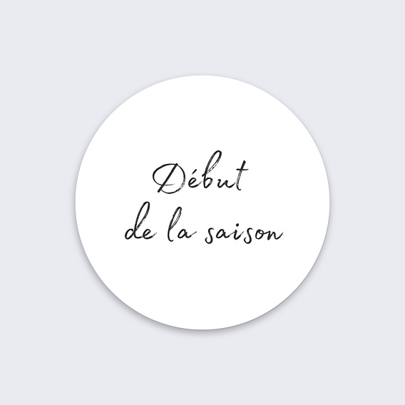 Sticker professionnel Charme Classique