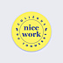 Sticker Professionnel Super Collègue