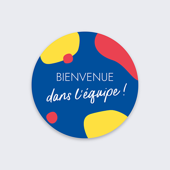 Sticker professionnel Bienvenue
